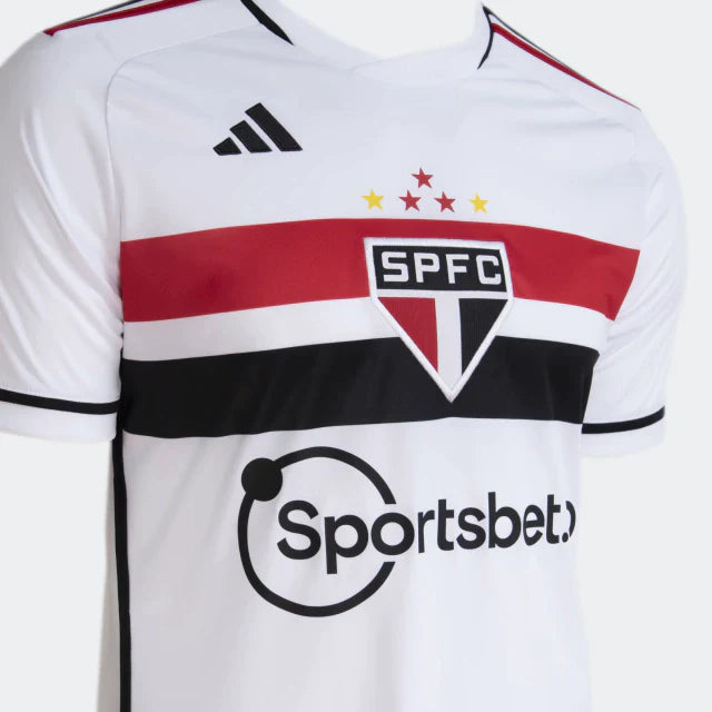 Camisa São Paulo I 23/24 Torcedor Adidas Masculina - Branco