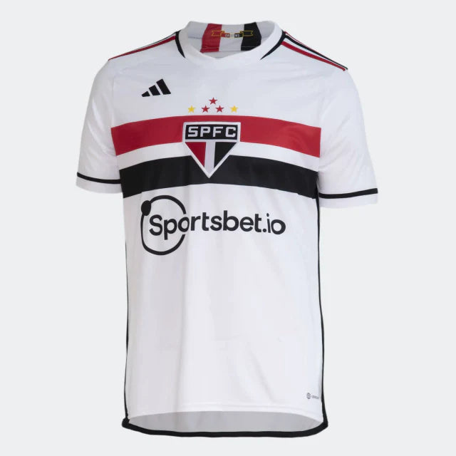 Camisa São Paulo I 23/24 Torcedor Adidas Masculina - Branco